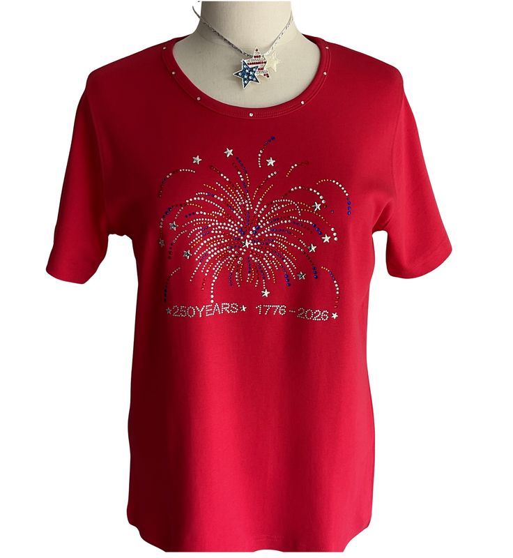 USA Fireworks Crystal Top