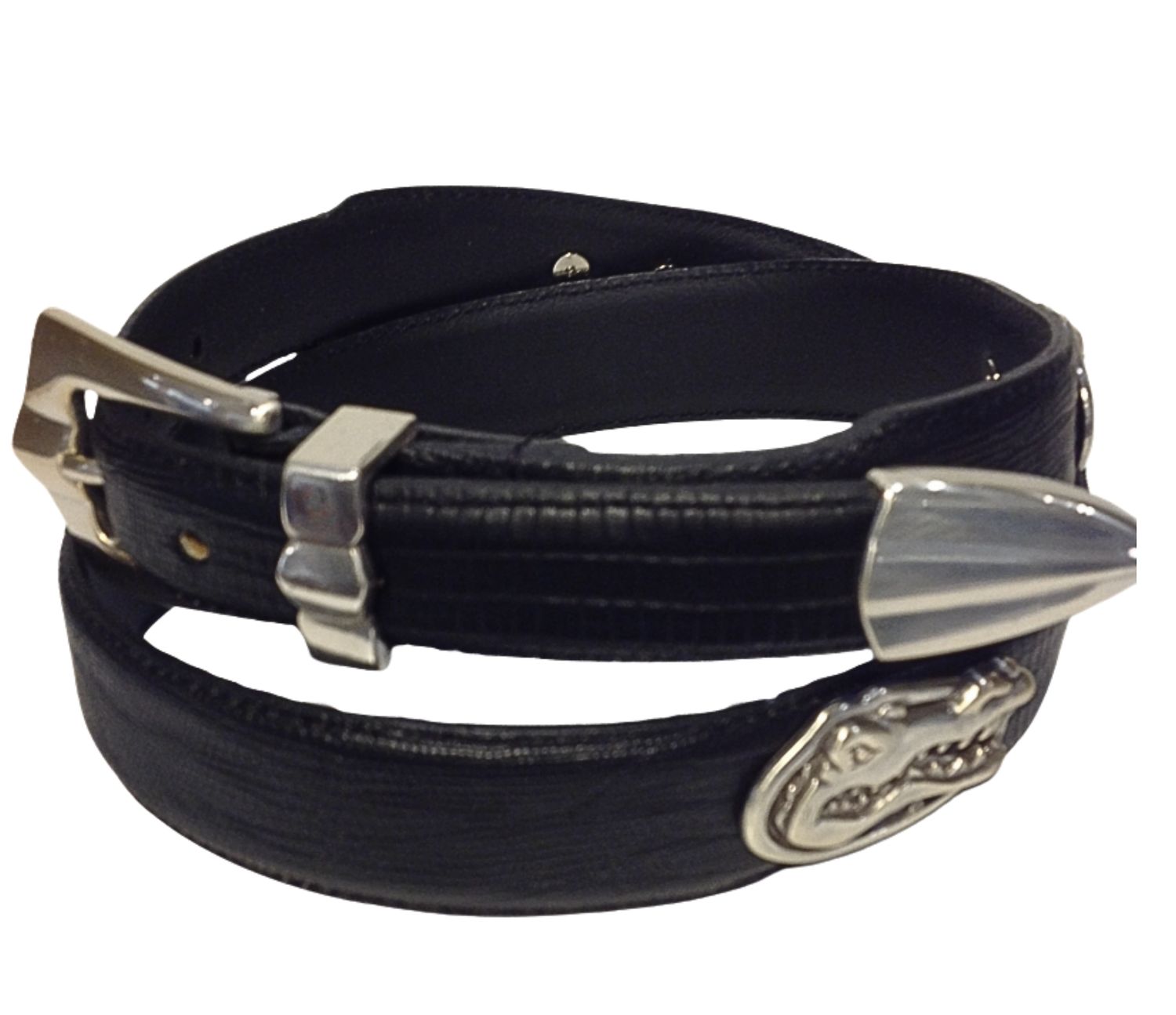 Gators Leather Logo Belt