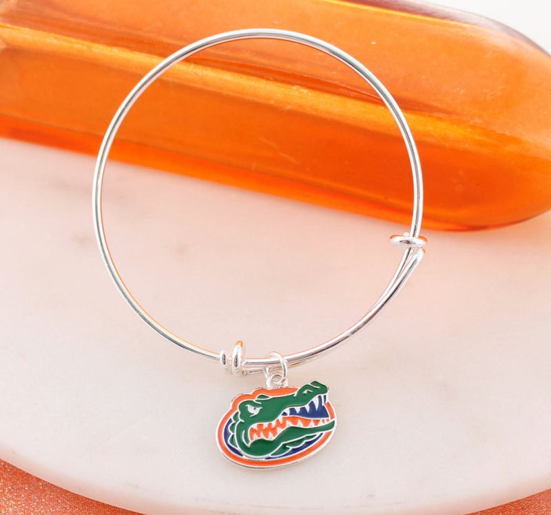 Florida Gators Enamel Logo Wire Bracelet