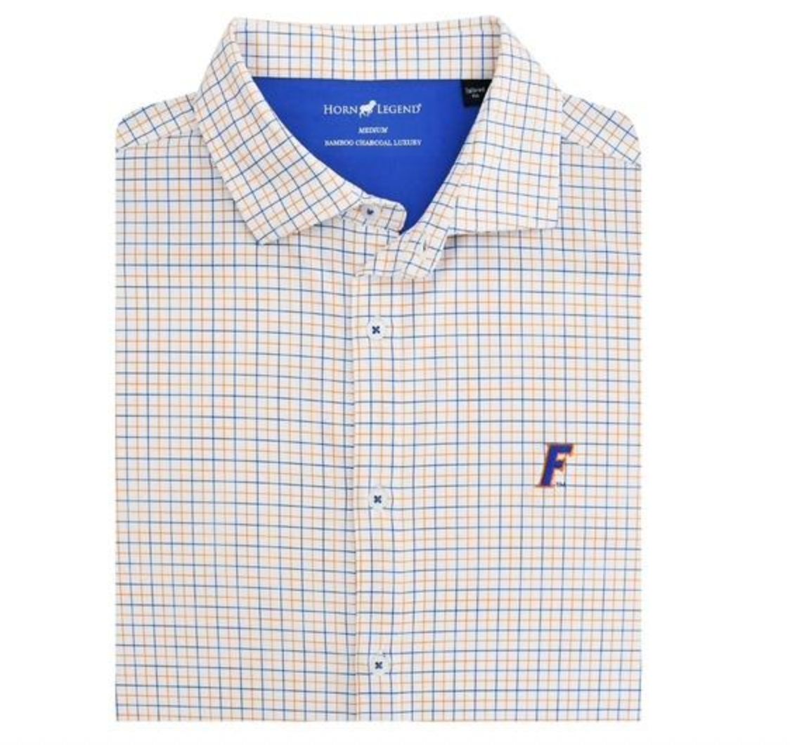 Florida Gators Spread Collar Performance Sport Shirt