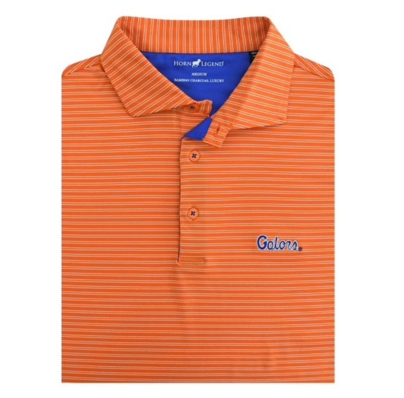 Florida Gators White Stripe Polo
