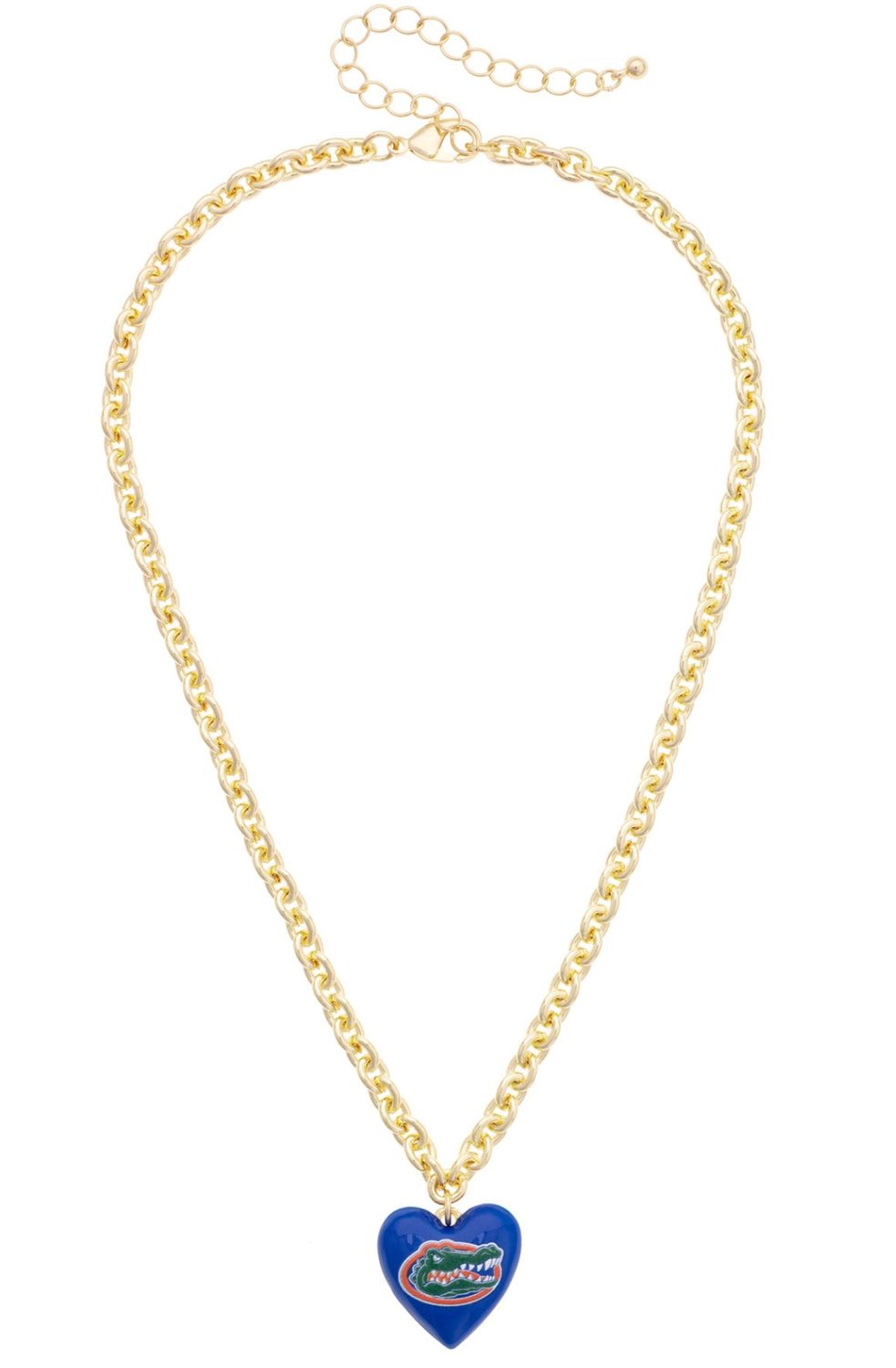 Florida Gators Heart Pendant Necklace