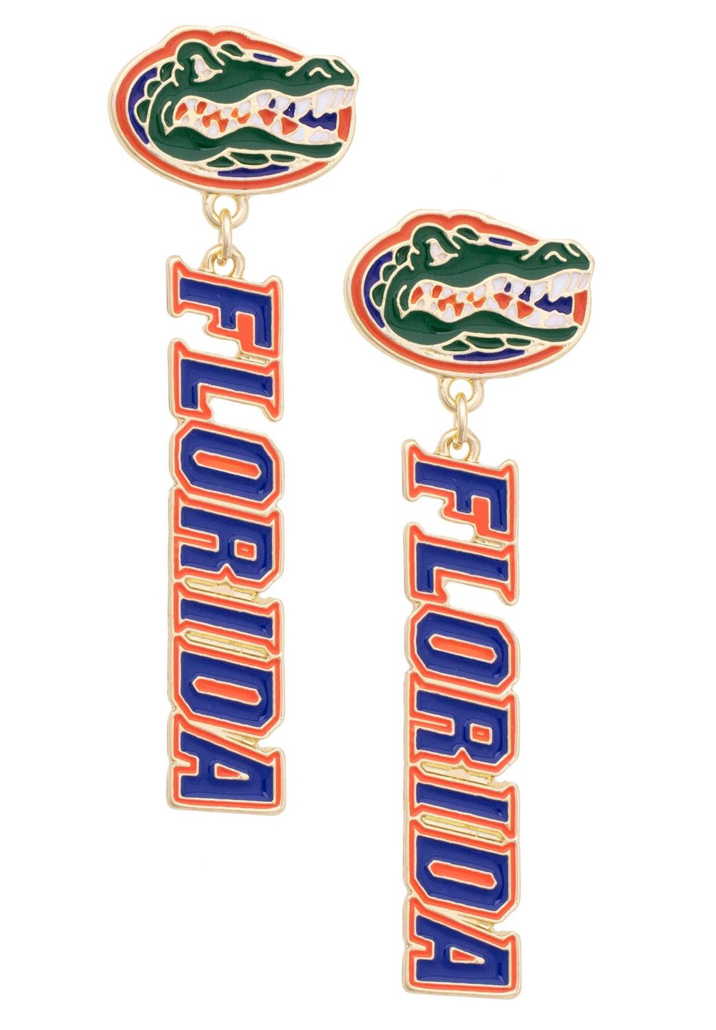 Gators Enamel Drop Earrings