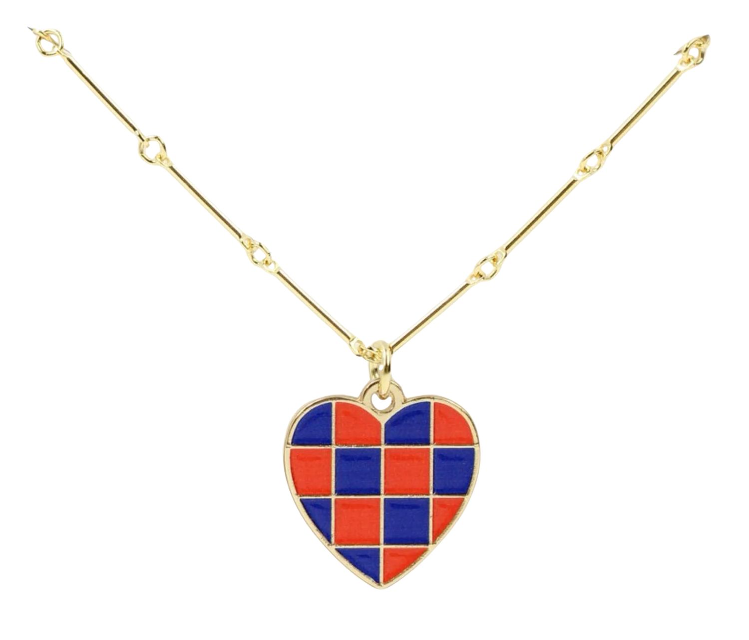 Gator Gameday Heart Necklace