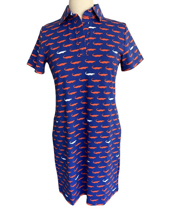 Blue Gators Polo Dress