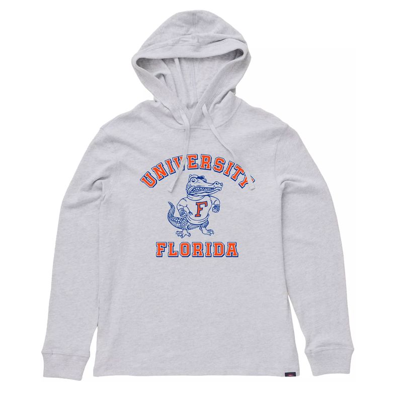 Gators Light Heather Gray Sunwashed Slub Hoodie