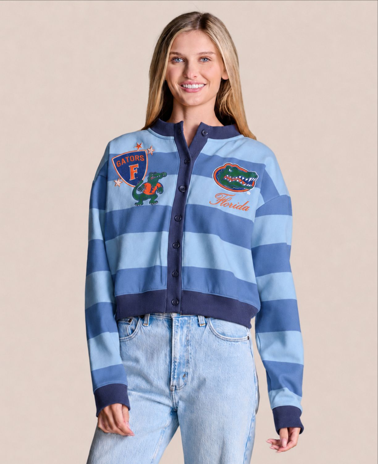 The Gators Playbook Patch Cardigan
