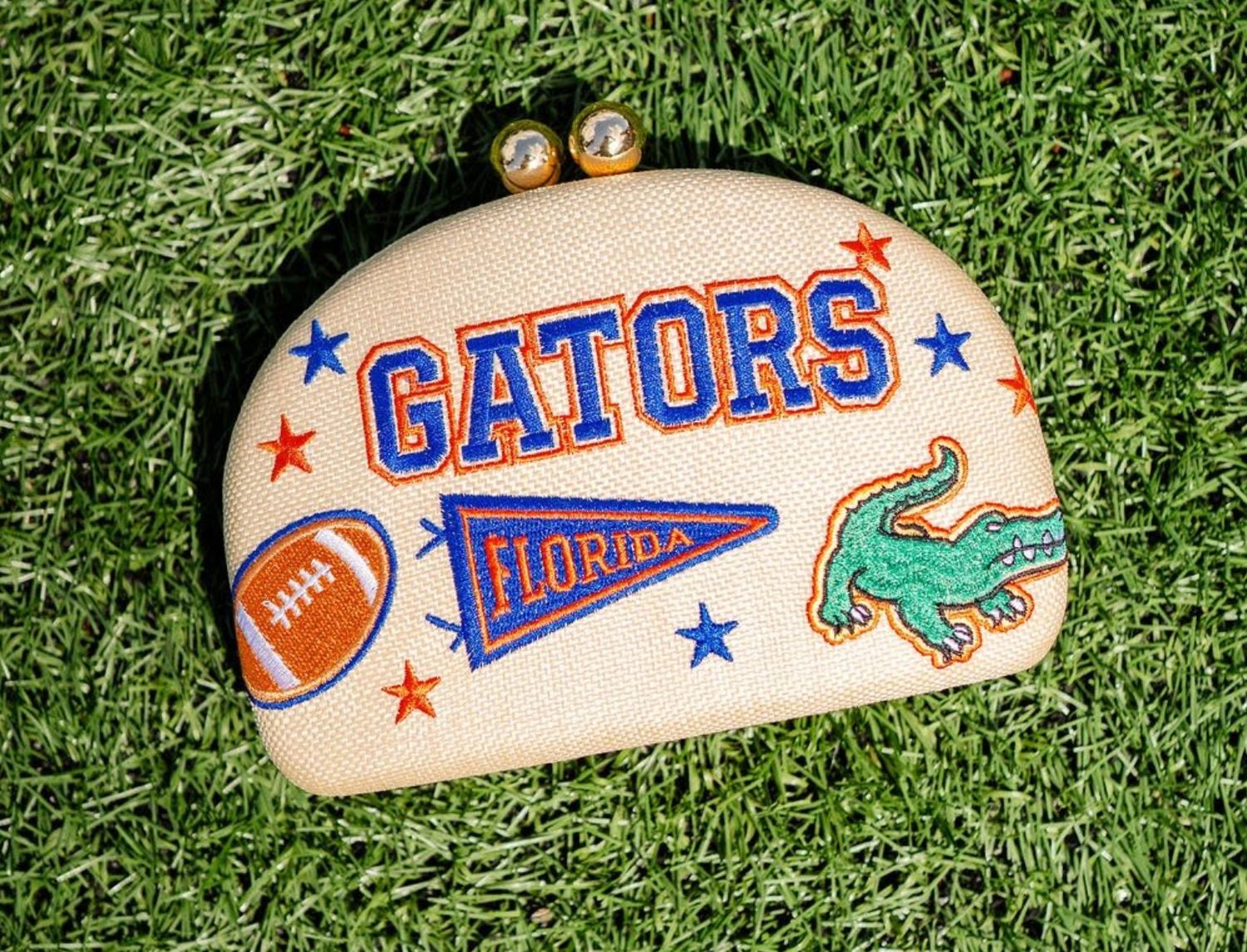 The Gators Embroidered Clutch