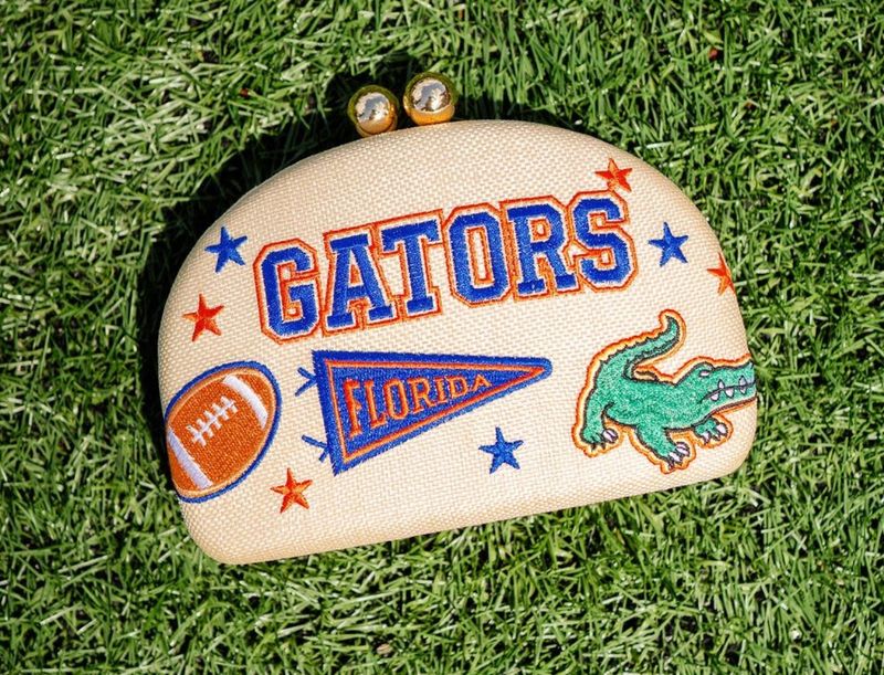 The Gators Embroidered Clutch