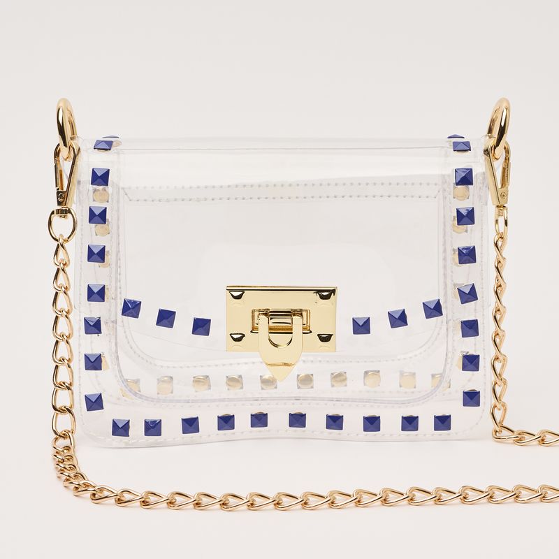 Jackie in Blue Handbag