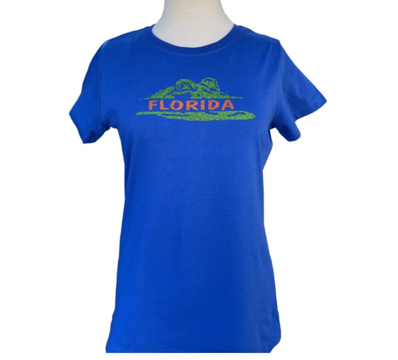 Gator Eyes Blue Top