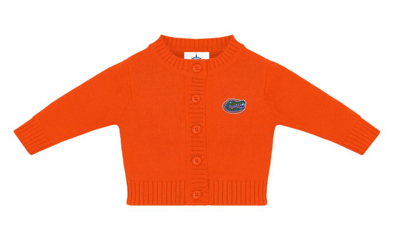 Florida Gators Baby Orange Cardigan