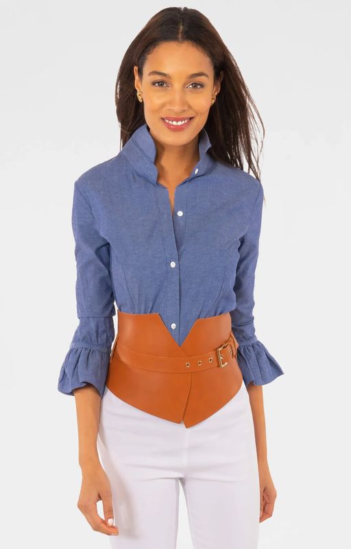 Priss Chambray Blouse