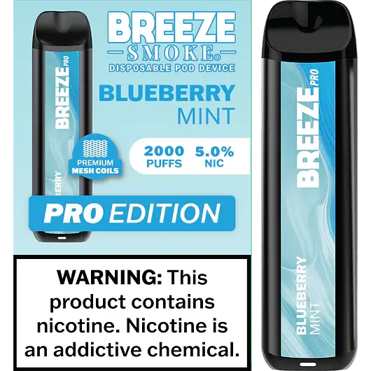 BREEZE PRO 50MG - BLUEBERRY MINT