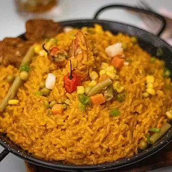 Arroz con vegetales