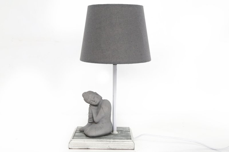 Buddha Table Lamp With Shade