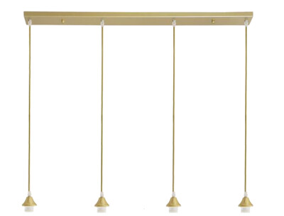 Newtown 4 Light Bar Pendant Gold