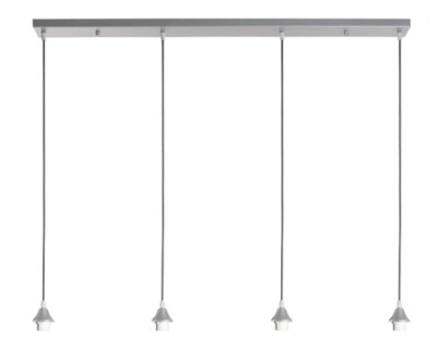 Newtown 4 Light Bar Pendant Silver