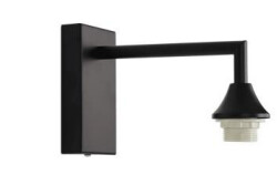 Newtown Single Wall Light Black
