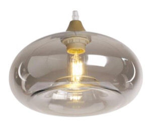 Newtown Mushroom Glass Shade Smoked