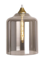 Newtown Smoke Wide Glass Cylinder Shade