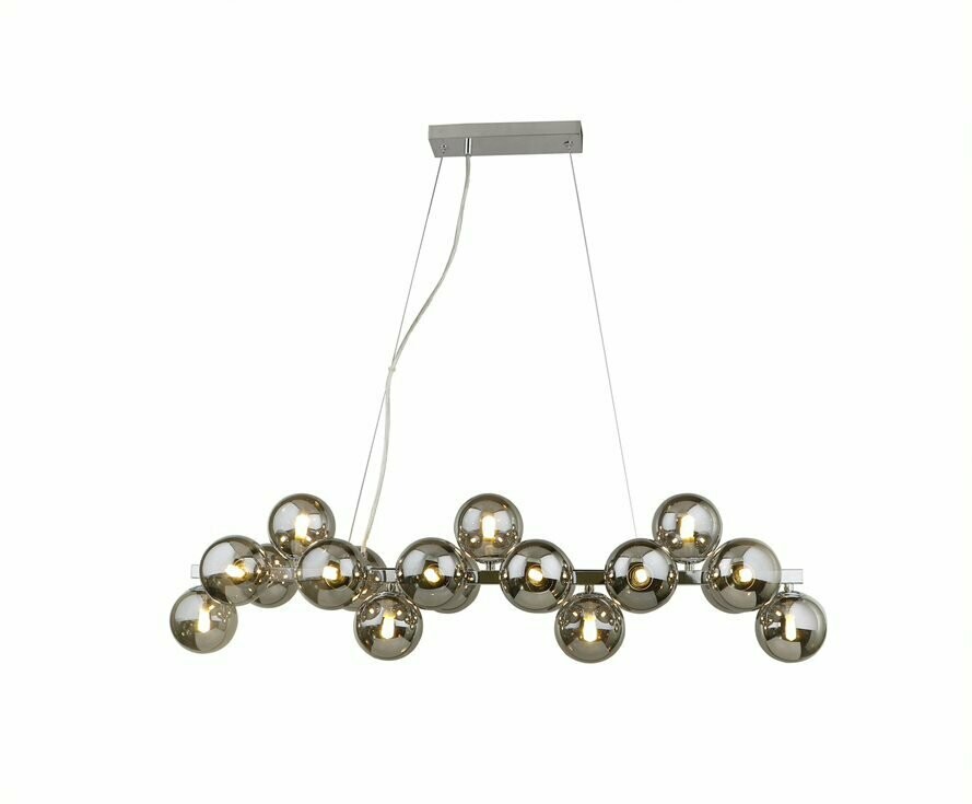 Sphere 19 Light Bar Pendant Chrome