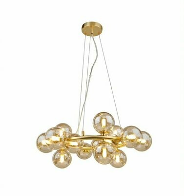 Sphere 15 Light Pendant Gold