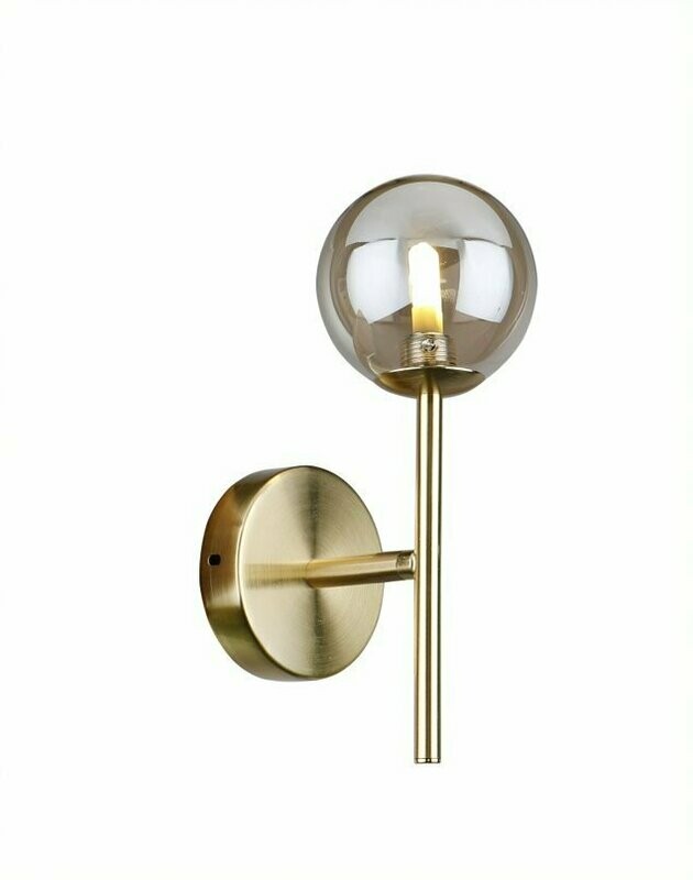 Sphere 1 Light Wall Light Gold