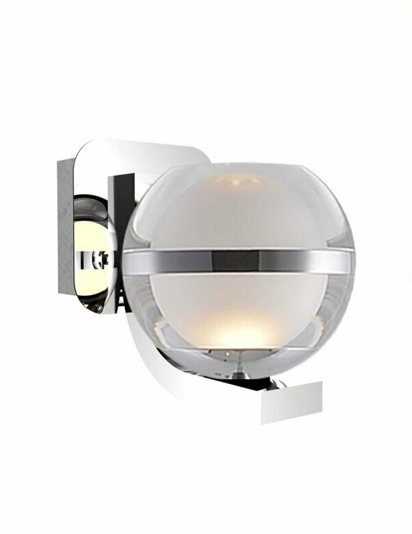 Saturn LED Wall Light Chrome