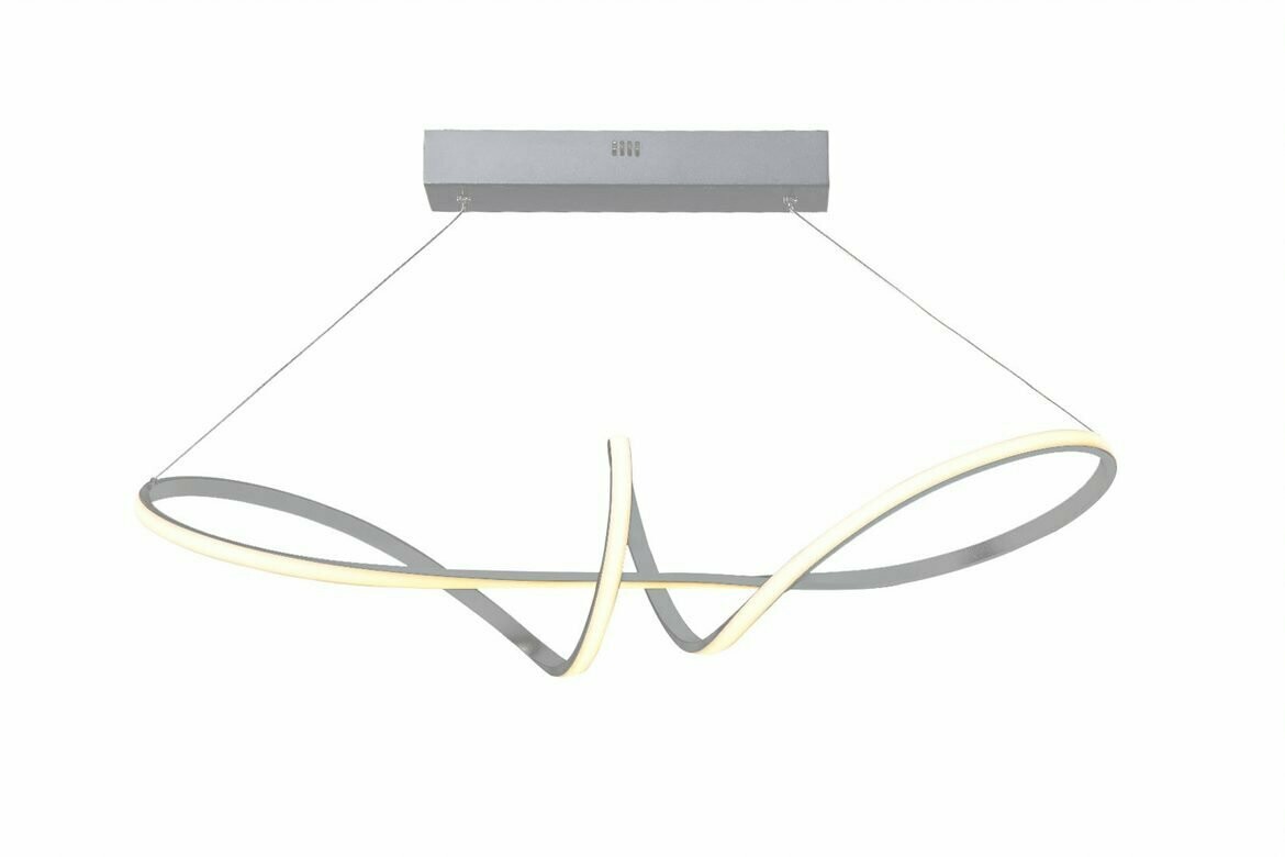 Wave LED Pendant Silver