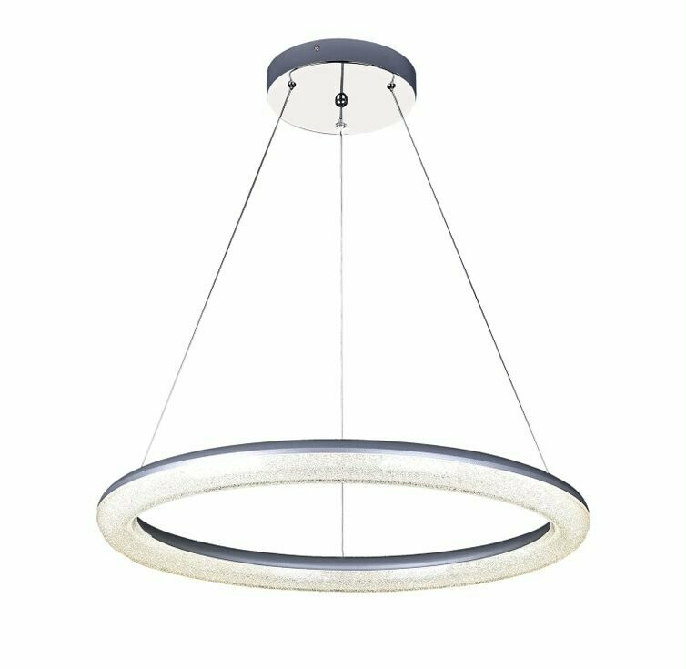 Circ LED Pendant Chrome With Remote Control