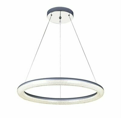 Circ LED Pendant Chrome With Remote Control