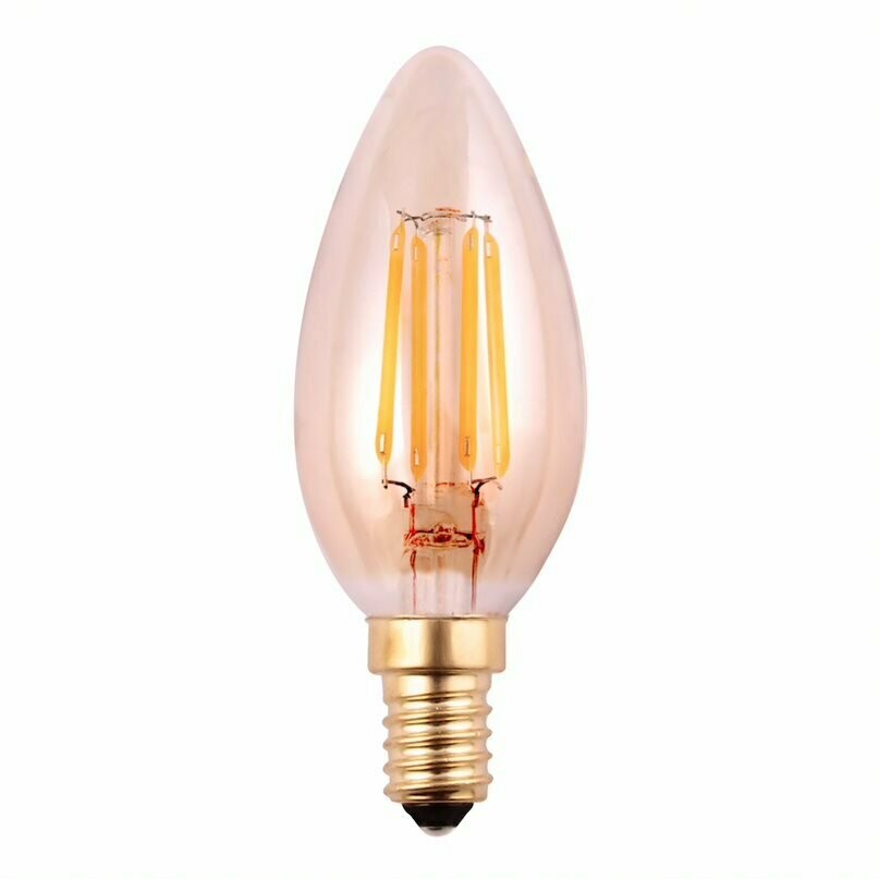 4W Tinted LED Candle E14 Dimmable