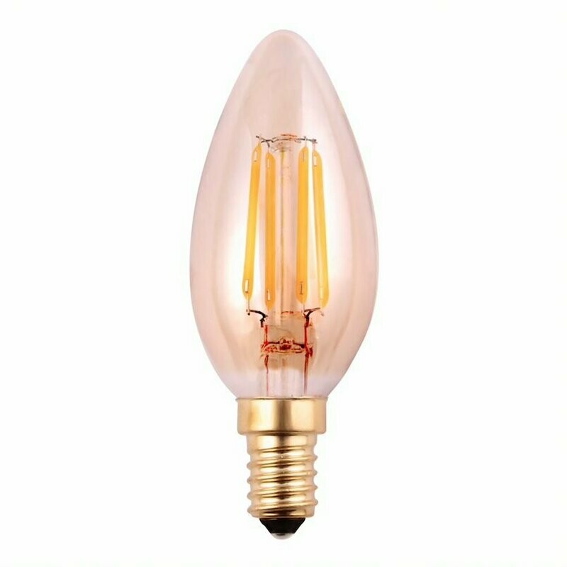 4W Tinted LED Candle E14 Dimmable