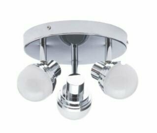 Milan 3 Light LED Bathroom Ceiling Light