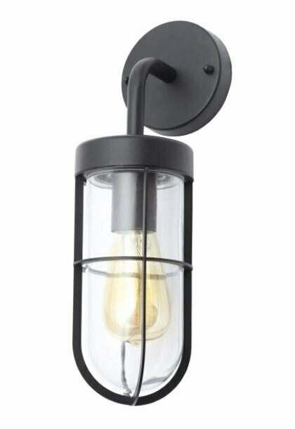 Woking Outdoor Wall Lantern Black Stain Finish