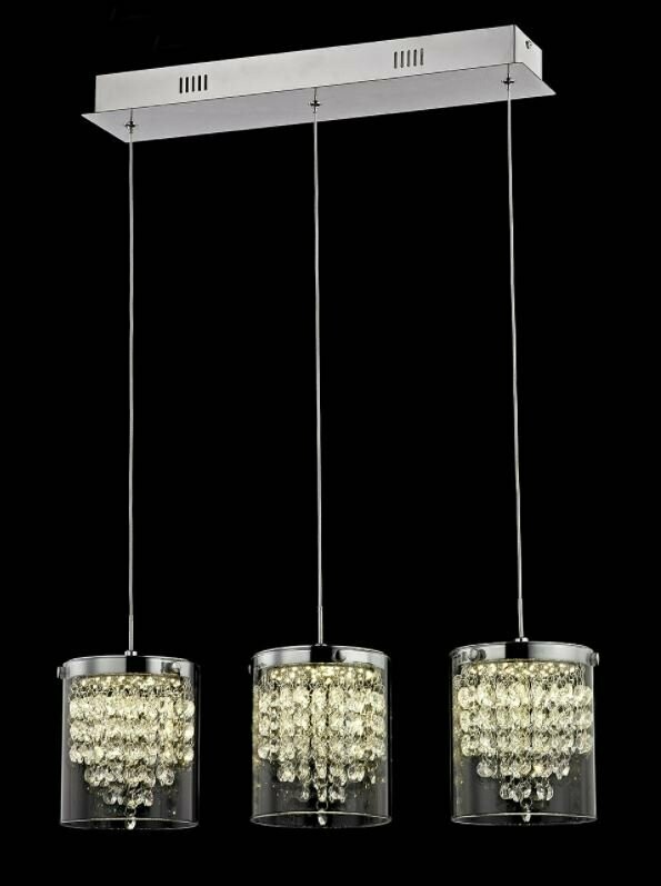 Emmie Crystal LED Bar Pendant