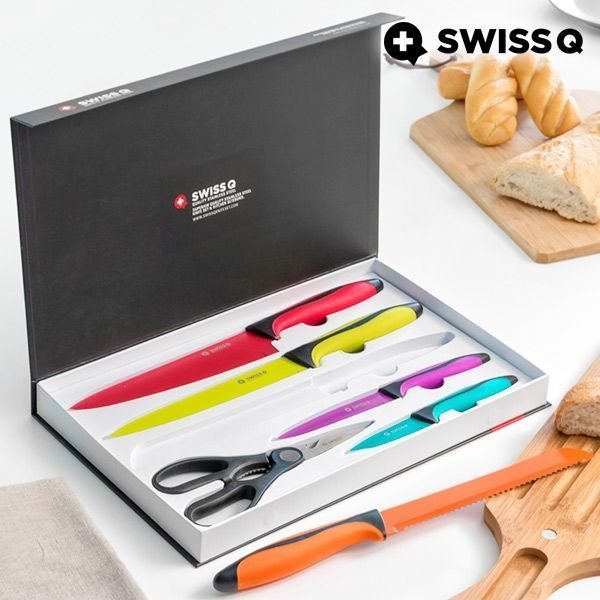 Swiss Q Stainless Steel Knives (5 High Quality Knives )