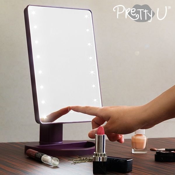 Pretty U Tabletop LED Mirror