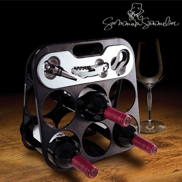 Summum Sommelier Bottle Rack with Wine Accessories Summum Sommelier Bottle Rack with Wine Accessories