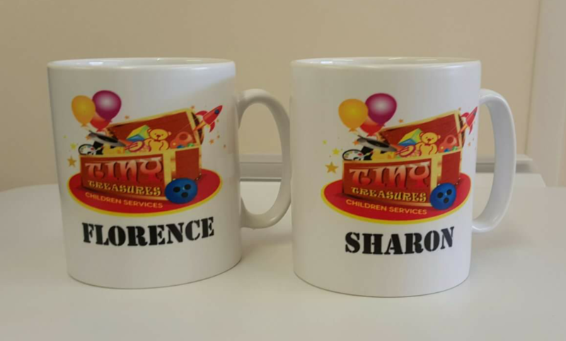 White Personalised Printed Mug
