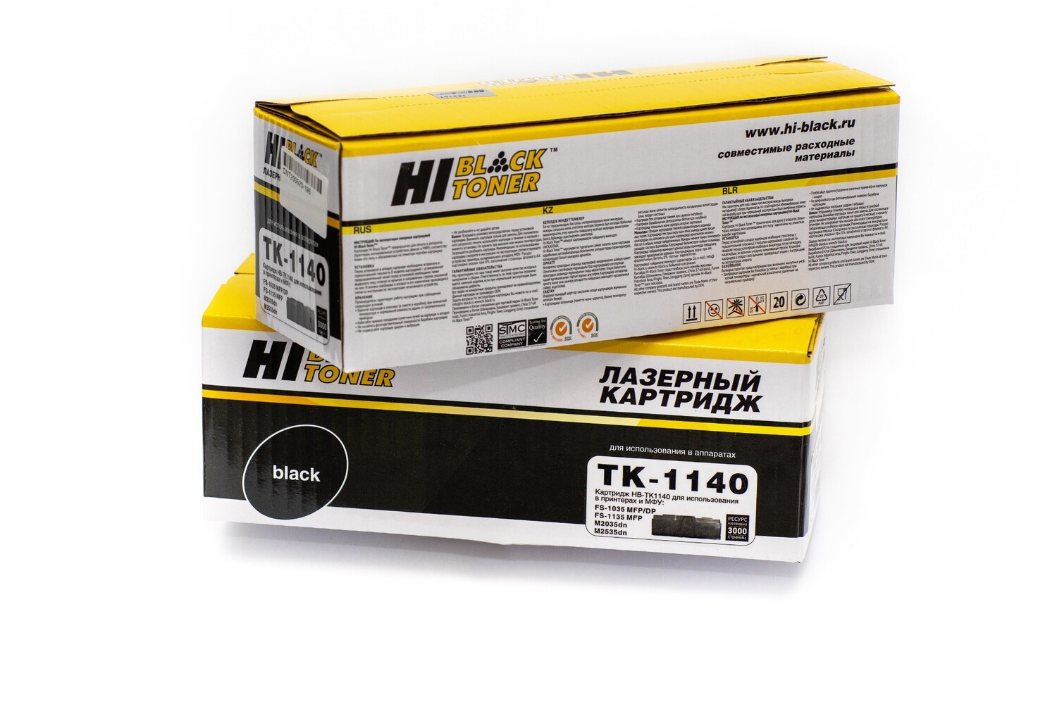 Картридж Hi-Black (HB-TK-1140) для Kyocera FS-1035MFP/DP/1135MFP/M2035DN, 7,2K