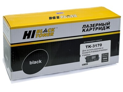 Тонер-картридж Hi-Black (HB-TK-3170) для Kyocera P3050dn/P3055dn/P3060dn 15,5K, без чипа