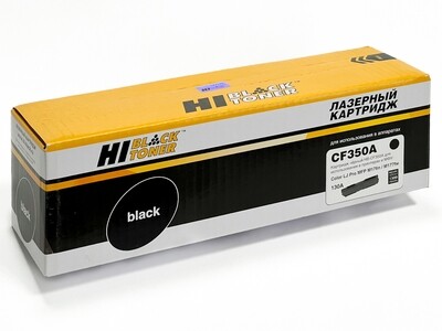 Картридж Hi-Black (HB-CF350A) для HP LaserJet Pro MFP M176N/M177FW, 1,3K черный