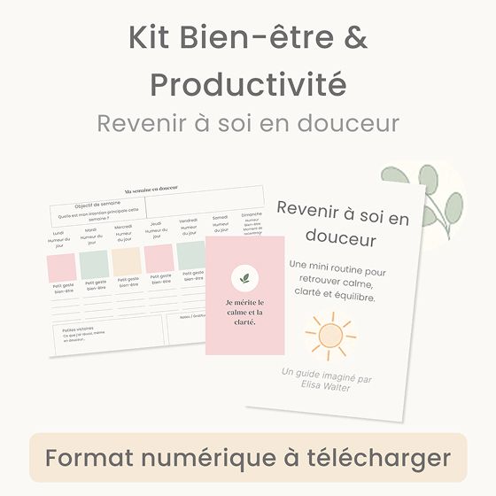 Kit Bien-être &amp; Productivité