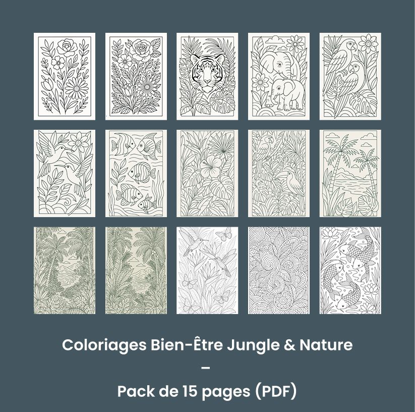 Coloriages Jungle Nature