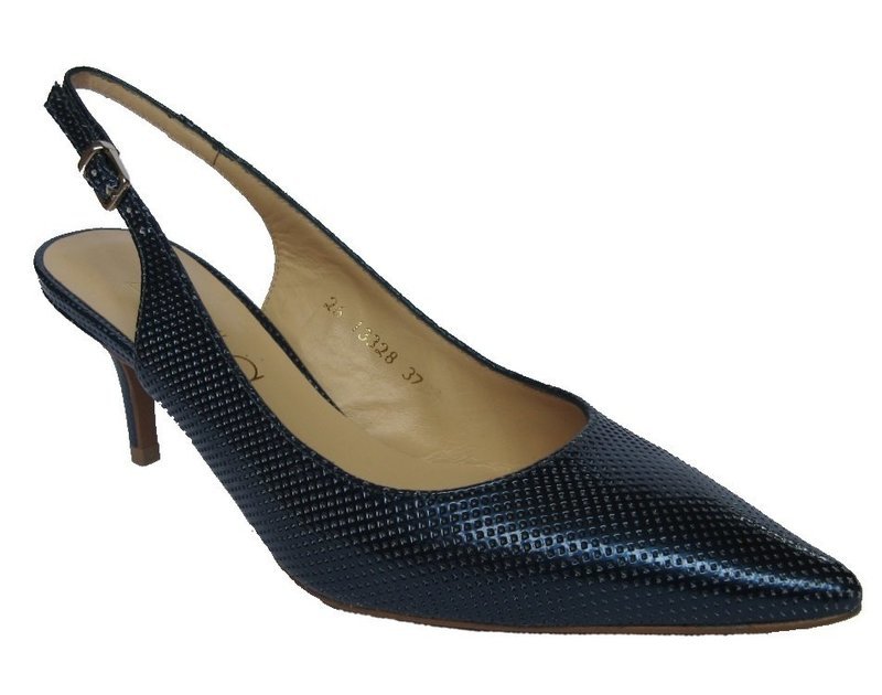 Bianca Metallic Blue