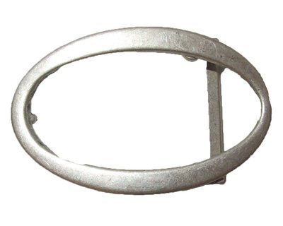 Oval Silver (40mm Belt)
