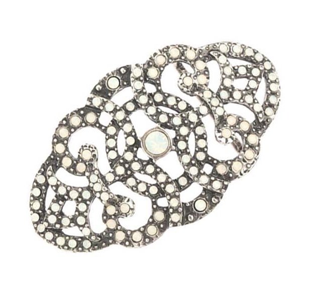 Florence White Buckle (40mm Belt)