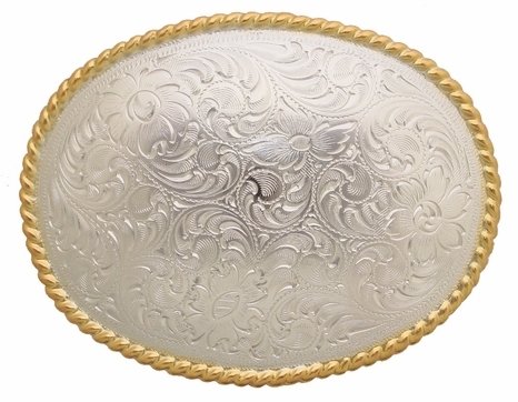 Hillier Oval Engraved Buckle (40 mm belt)